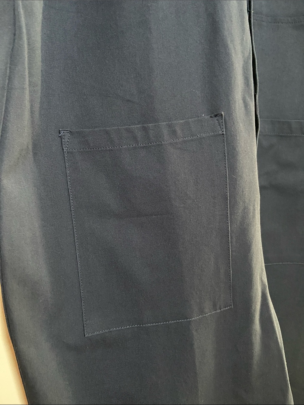 Universal Standard Navy snap front coveralls one piece - Picture 6 of 9